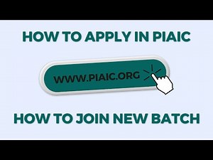 How to apply in PIAIC, signup