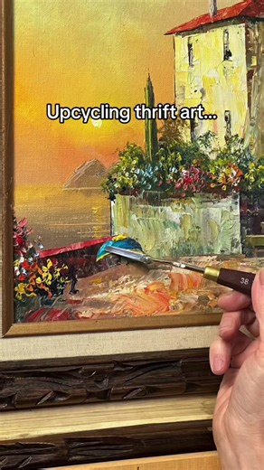 Upcycling Thrift Art: Fun Decade of Painting and Sculpture