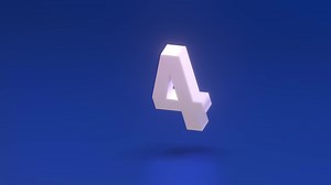 3D countdown to happy birthday, 3D loop Animation render of number on blue Abstract Animation background, 4k Video
