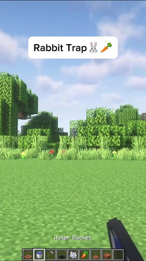 Minecraft Rabbit Trap Tutorial: DerpyJHomes