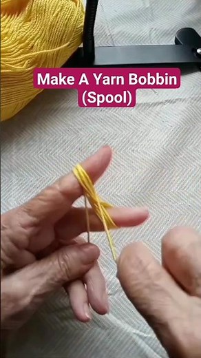 Make A Yarn Bobbin (Spool)- Knitting Hack #knitting #knittingtips
