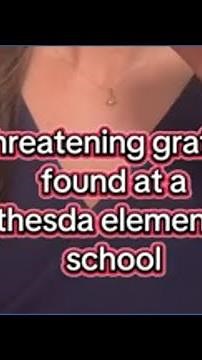 Threatening graffiti found at Bethesda Elementary school