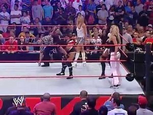 Trish Stratus and Ashley vs Victoria, Candice Michelle and Torrie Wilson