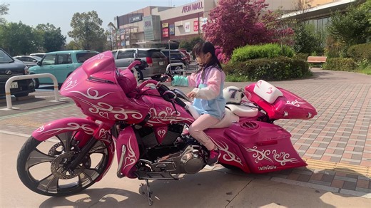 ゆりちゃんとハーレーでイオンデート❤️