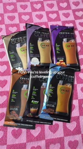Chike High Protein Iced Coffee sample pack #coffee #icecoffee #protein #proteincoffee #icedcoffeeathome @Chike Protein Coffee