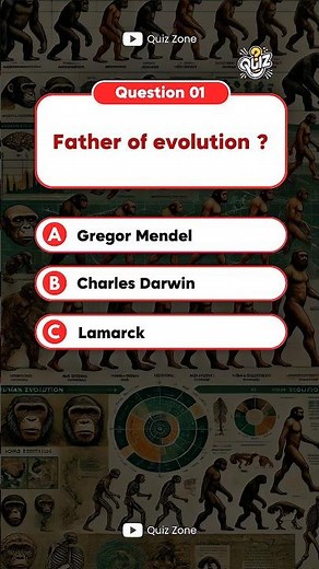 Only Biology Students Can Score 5/5 🧬 Evolution Quiz #biology #science #quiz #trivia