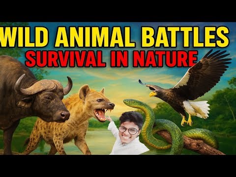 Wild Animals in Their Natural Habitat | Educational Wildlife Documentary | By She Zan Mahmud #animal