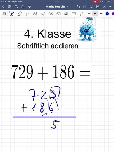 Math: 4th grade, written addition