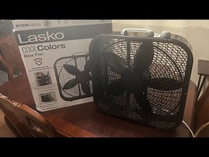 New Lasko cool colors box fan black plus other fan updates ￼
