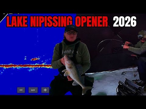 Lake Nipissing Walleye Opener 2026 - Non Stop Action (Ice Fishing)