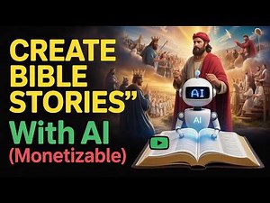 How To Create Bible Stories With AI (MONETIZABLE )