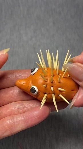 Cute Plasticine Hedgehog | Clay Character 🦔
