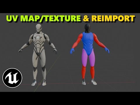 How To Export & Texture, Then Re-Import Into Unreal Engine 5