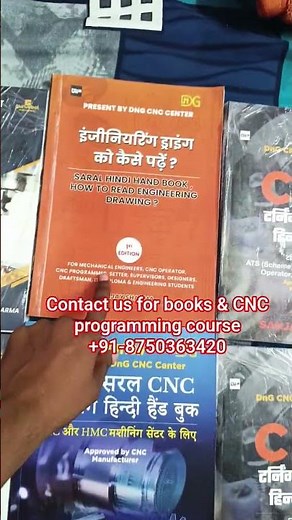 CNC programming books full stock available #bestcncprogrammingbooks #vmchmcbooks #cncbooksshorts