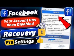 How To Recover Disabled Facebook Account (2026) | Disabled Facebook Account Recovery 2026