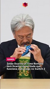 A Nintendo anunciou uma Ocarina de verdade que poderá ser utilizada no remake de The Legend of Zelda