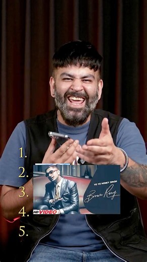 HONEY SINGH SONGS - BLIND RANKING | #honeysingh #blindranking #musicchallenge #challenge #shorts