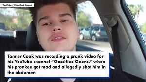 YouTube prankster Tanner Cook’s stunt fails, gets shot by intended target