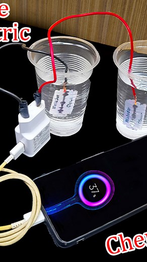 8.9K views · 51 reactions | How to Make Mobile Charger Without Electricity With Salt Water Free Energy Mobile Charger at Home //#reels #shorts | Rana Craft | Facebook
