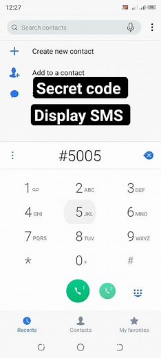 Secret code||Display SMS center number 2023||#secretcode #display #sms #number #tricks