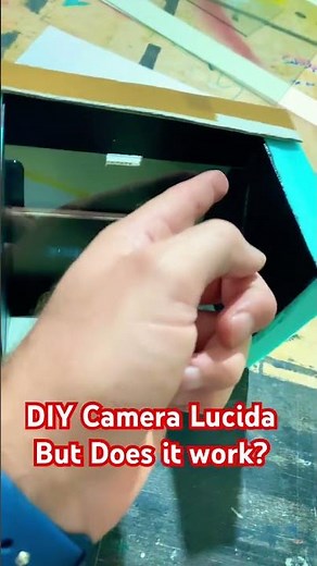 DIY Camera Lucida, but does it work?