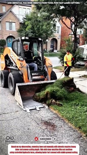 Sod Removal Machine Innovation Tool For Fast Lawn Cutting