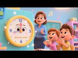 Tick-Tock Time Magic! | Learn to Tell Time with Fun Clock Song ⏰🎶
