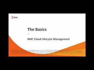 BMC Cloud Lifecycle Management 4.5: The Basics