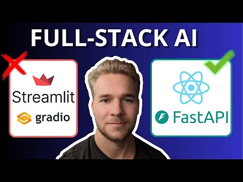 How to build AI-apps with React + FastAPI (full beginner tutorial)