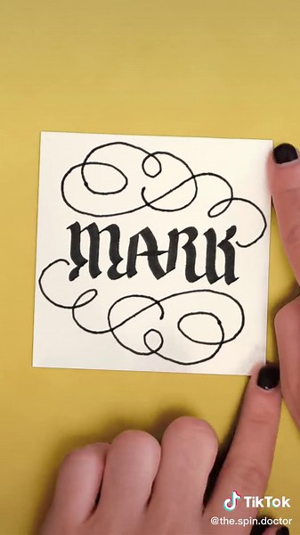 Ambigram Designs for Mark, Emily, and Sophia