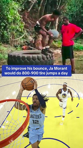Ja Morant's Effective Tire Jump Training Routine