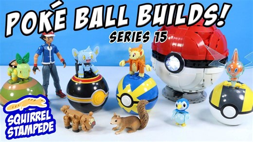 Pokemon Mega Construx Series 15 Bidoof Rotom And Shinx Speed Build Review