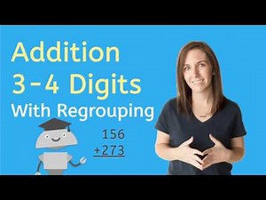 How to Add Multi-Digit Numbers with Regrouping - Math for Kids!