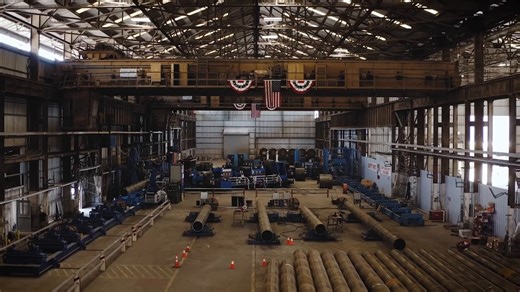 Introducing new, state-of-the art Spiralweld Pipe Mill in Houston, Texas. Spiral or helical welding is a versatile, cost-effective method for manufacturing steel tubes from coil. Most spiralweld mills make pipe for energy & utility markets, but Fields HDM is the only Texas Gulf spiralweld mill solely dedicated to producing high quality structural pipe and piling for marine and civil infrastructure projects. Credit: JD Fields & Company, Inc. #PileBuck #Steel #Pipe | Pile Buck Magazine