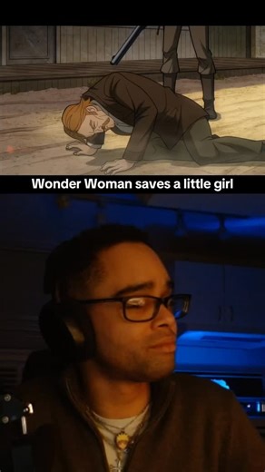 Wonder Woman saves a little girl who lost both of her parents before her very eyes 😭 those bandits are RUTHLESS, but Wonder Woman is NOT like Batman she WILL pull that ratchet and WHAM that thang! 😤🔥 However, there’s still a larger overheading context we’re missing… what exactly is going on, why is Wonder Woman in this Western universe?🤔 #superman #wonderwoman #justiceleaguewarworld #dccomics #c4nti #explore #explorepage | C4nti