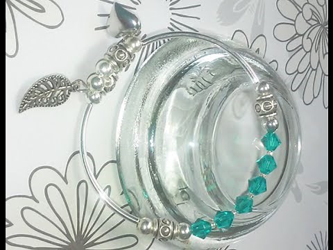 Jewelry Making Made Easy # 2 Memory Wire Bangle Bracelet