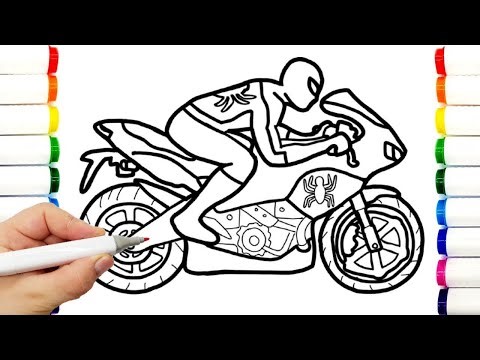 Spider-Man Coloring Pages Spider-Man and Friends draw marvel coloring compilation 1 uu