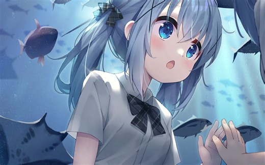 【自绘】4K动画短片 和智乃一起在水族馆约会