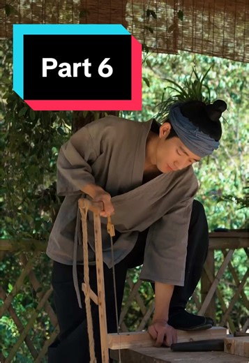 Part 6 - Relaxing handcraft in pure tradition. Recreating the Dragon-Bone Waterwheel 🐲 #chill #handcraft #relaxing #calmingvideos