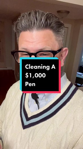 How to clean a $1,000 pen #montblanc #pentok #fountainpen #pens #howto