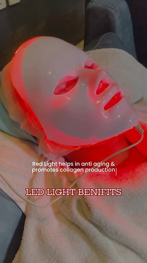  LED Mask Therapy: Light Up Your Skin Game  Bask in the glow of our LED mask therapy!  This little powerhouse uses different wavelengths of light to stimulate collagen production, reduce inflammation, and clear up blemishes. | D-Gents | Facebook
