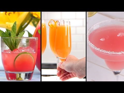 Shower Cocktails for the Bride Whose Signature Colors Are Blush and Bashful