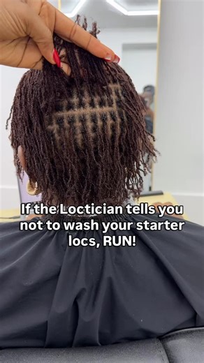 Not washing for more than 2 weeks has no benefit, it is only setting your locs for some nasty buildup. An experienced Loctician knows what method is best for your hair texture so you don’t have to be concerned about washing your locs. If they tell you not to wash your starter locs for more than 2 weeks straight, RUN! #locinstallation #locmaintenance #locs #microlocs #sisterlocs | Deedy Locs