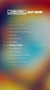 3.6K views · 263 reactions | It's official, ‘Kaiser Chiefs’ Easy Eighth Album’ is finally here! We're so excited for you all to hear what we've been working on. Let us know your favourite song below.  Listen to it now: https://slinky.to/KCEasyEighth | Kaiser Chiefs | Facebook
