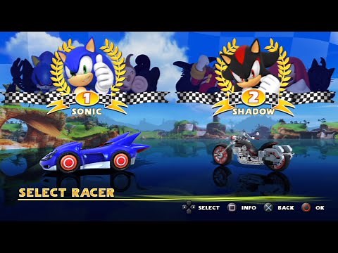 Sonic & Sega All-Stars Racing All Characters (Including DLC) [PS3]