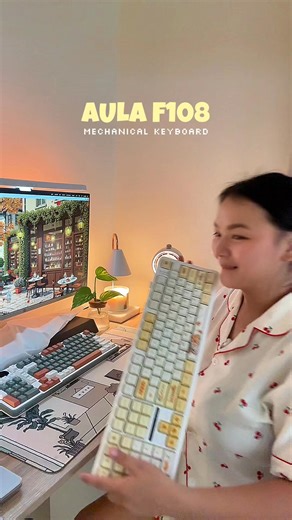 4.3K views · 40 reactions | Found the perfect color for my set up凉 AULA Gear #aula #aulamechanical #keyboard | Con - WFH Mom | Facebook