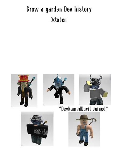 Grow a garden Dev/Admin history #roblox
