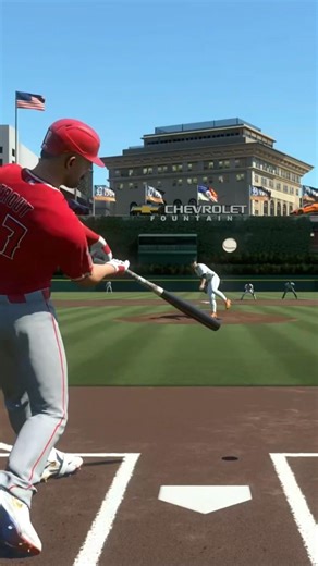 Mike Trout Solo Homer ⚾️#baseballgaming #homerun