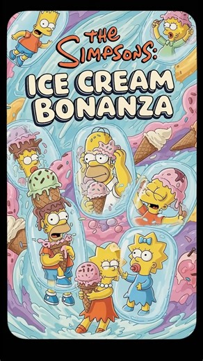 Simpsons X Ice Cream #shorts #icecream