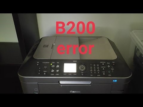 How to fix B200 error Canon MX870 printer